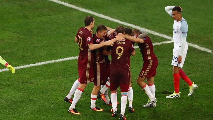 Футболисты сборной России