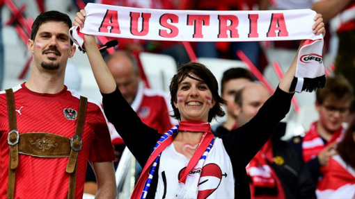 Болельщики сборной Австрии