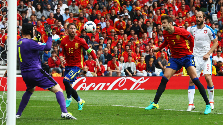Матч Испании и Чехии
