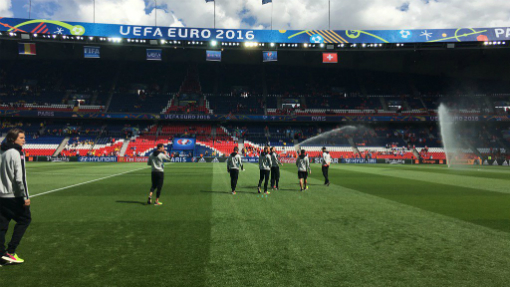 Разминка сборной Швейцарии