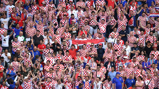 Болельщики сборной Хорватии