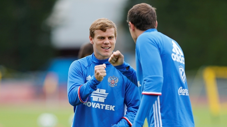 Александр Кокорин и Артем Дзюба