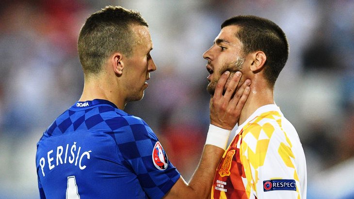 Иван Перишич и Альваро Мората