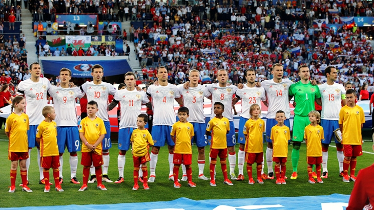Футболисты сборной России