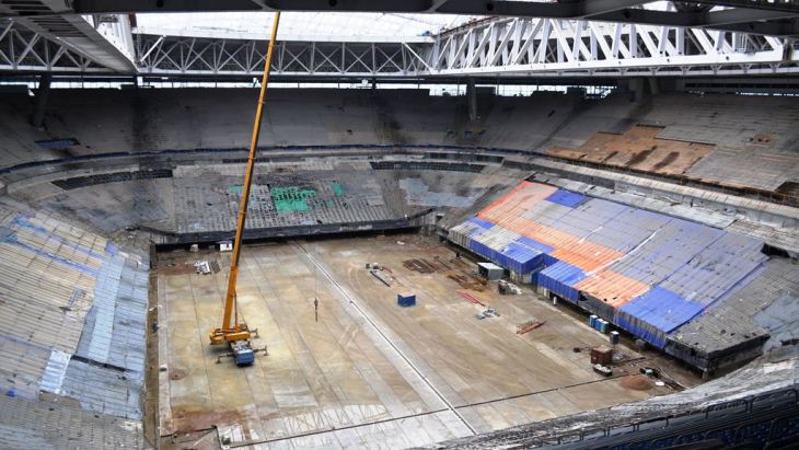 Стоимость основных контрактов на достройку «Зенит-Арены» составит до 7,6 млрд руб