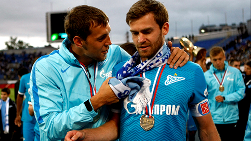 Артем Дзюба и Николас Ломбертс