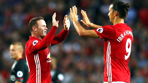 Уэйн Руни и Златан Ибрагимович