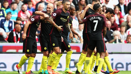 Радость игроков «МанСити»