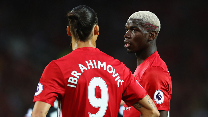 Поль Погба и Златан Ибрагимович