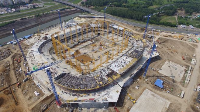 Стройка в Саранске