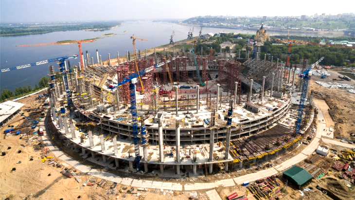 Строительство арены «Нижний Новгород»