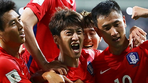 Футболисты сборной Южной Кореи