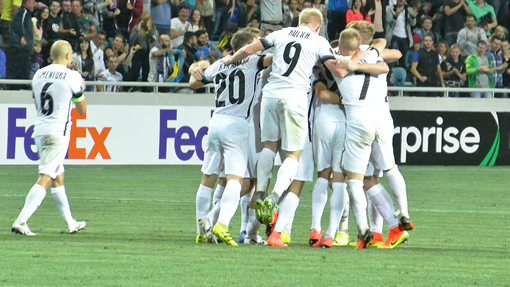 Футболисты «Зари»