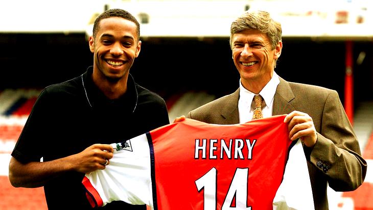 Тьерри Анри и Арсен Венгер 