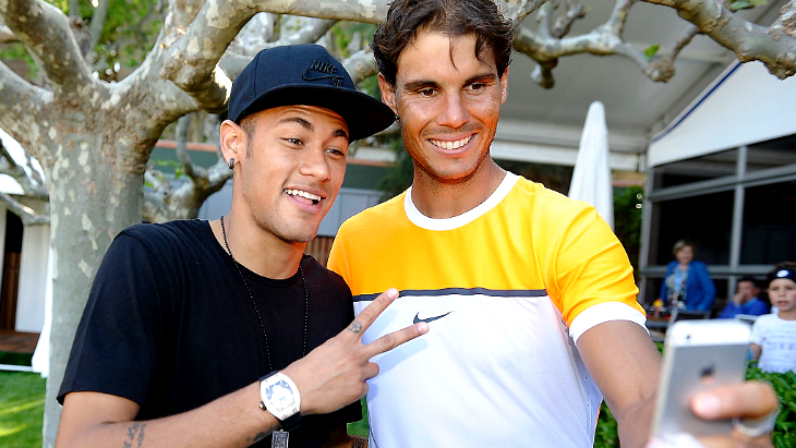 Неймар и фанат