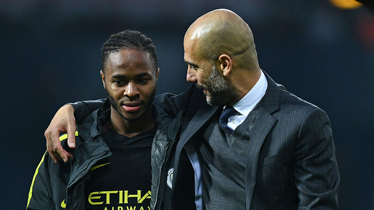 Рахим Стерлинг и Пеп Гвардиола