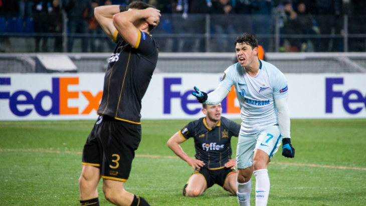 «Зенит» — «Дандолк»