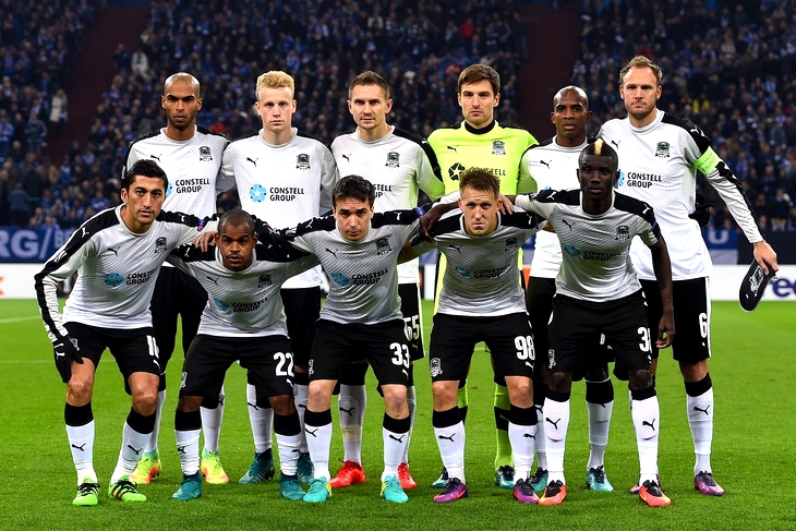 «Краснодар» перед матчем с «Шальке» с Гельзенкирхене 