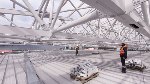 Строительство арены