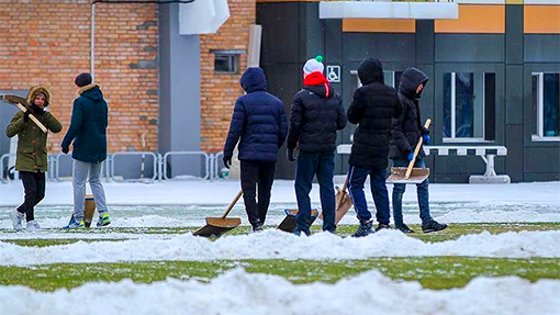 Снег во Владивостоке