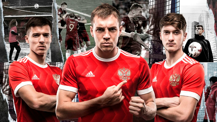 Сборная России в новой одежке