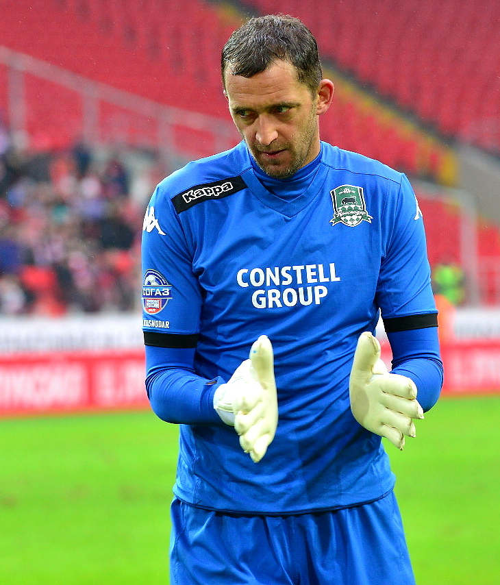 Андрей Дикань на «Открытие Арене», но уже как игрок «Краснодара»