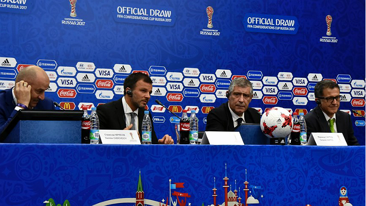 Станислав Черчесов, Фернанду Сантуш, Энтони Хадсон и Хуан Карлос Осорио