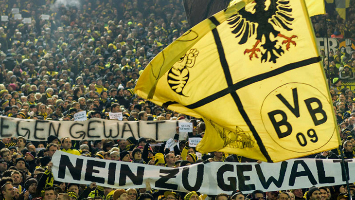 Болельщики дортмундской «Боруссии»
