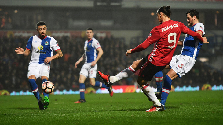 Златан Ибрагимович забил за «Манчестер Юнайтед»