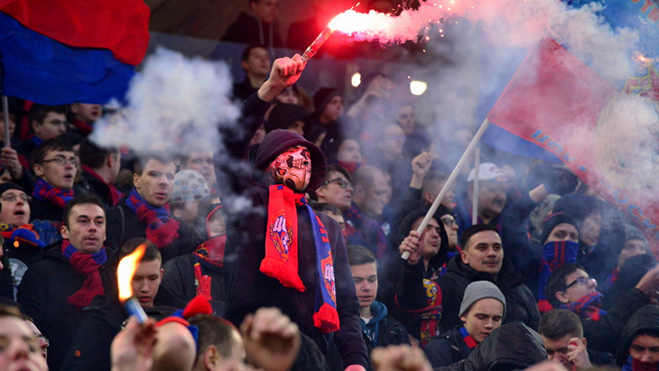 Болельщики ЦСКА