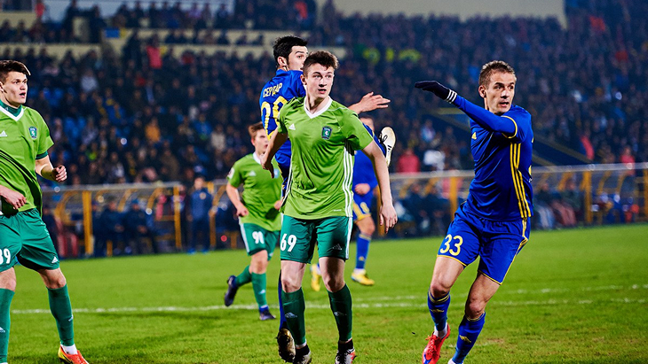 «Томь» в матче с «Ростовом»