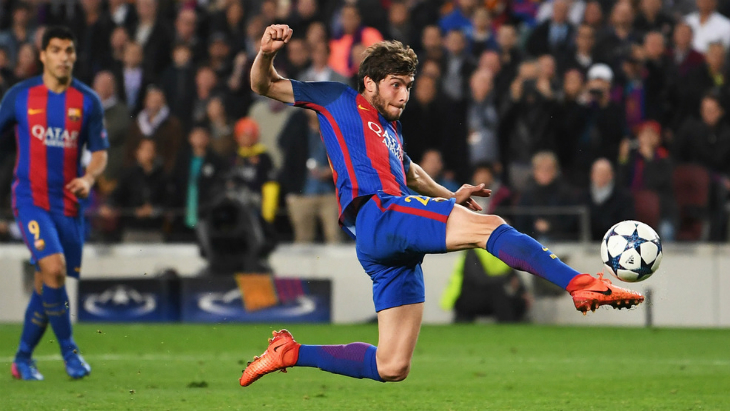 Победа «Барселоны» на кончике бутсы Серхи Роберто