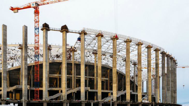 Строительство арены «Нижний Новгород»