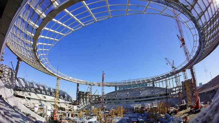 Строительство «Екатеринбург Арены»