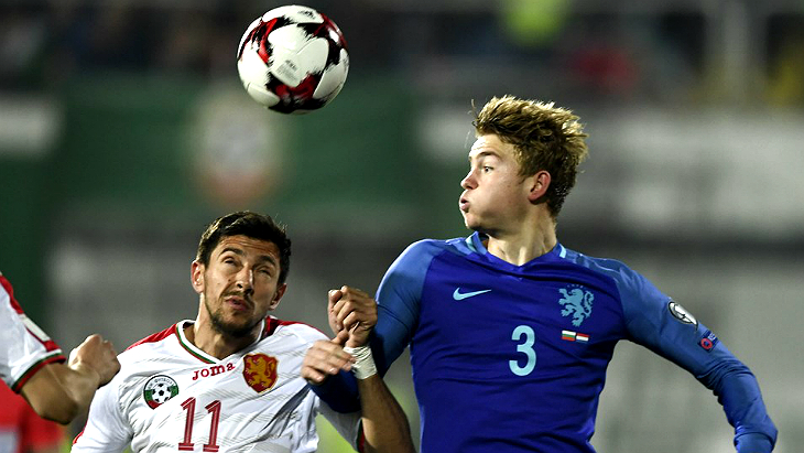 Фрагмент матча Голландия — Болгария