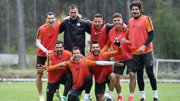 Футболисты «Шахтера»