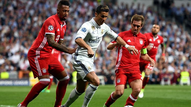 Криштиану Роналду в двух матчах с «Баварией» забил пять мячей