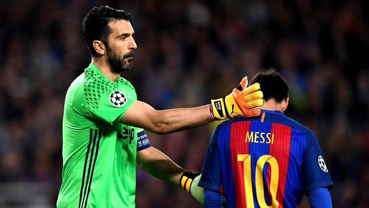Джанлуиджи Буффон и Лионель Месси
