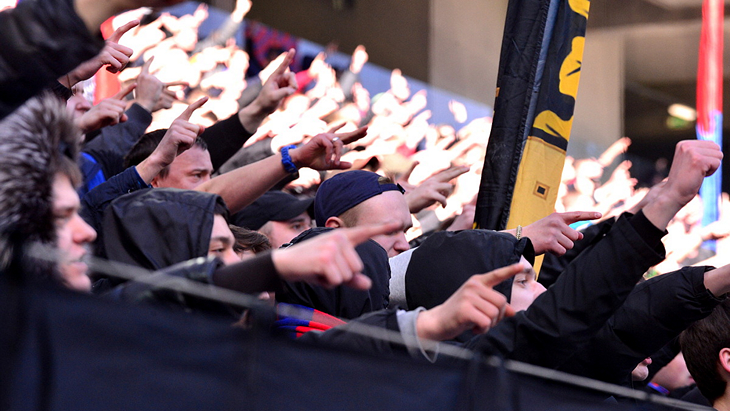 Болельщики ЦСКА