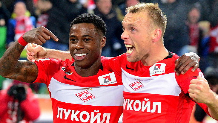 Квинси Промес и Денис Глушаков