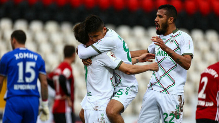 Радость футболистов «Рубина»