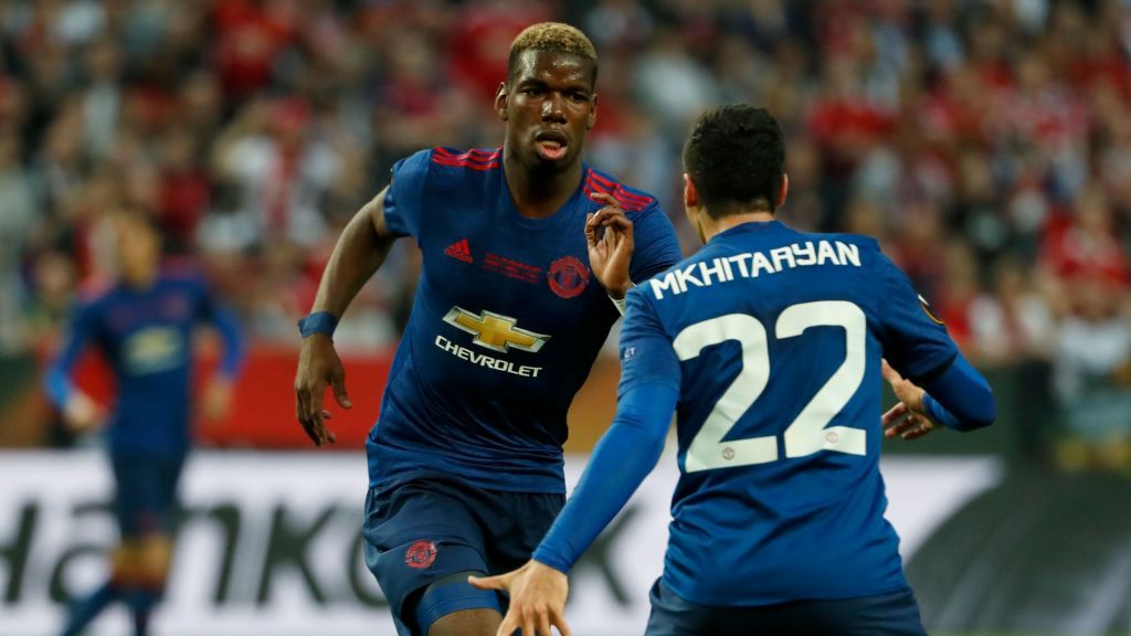 Поль Погба и Генрих Мхитарян