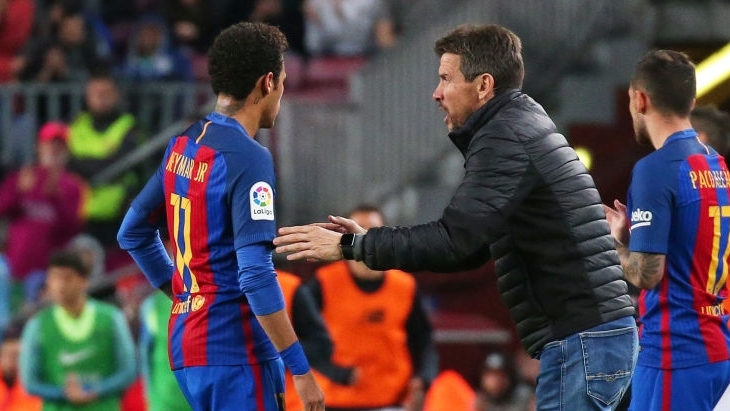 Хуан Карлос Унсуэ и Неймар