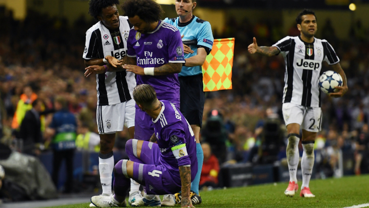 Серхио Рамос в эпизоде с удалением Куадрадо