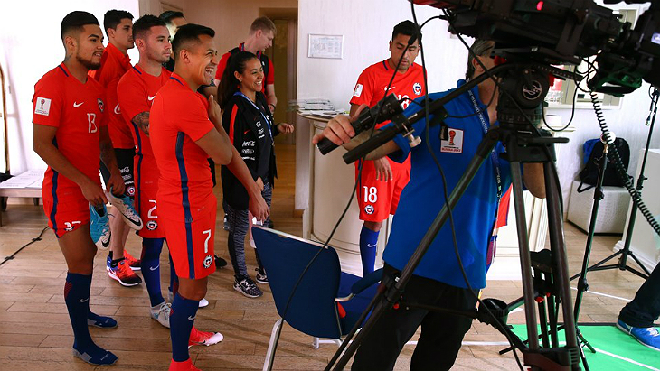 Сборная Чили не боится камеры