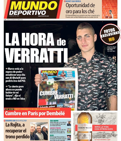 Тот самый выпуск Mundo Deportivo