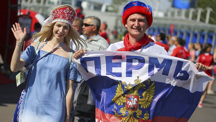 Болельщики сборной России