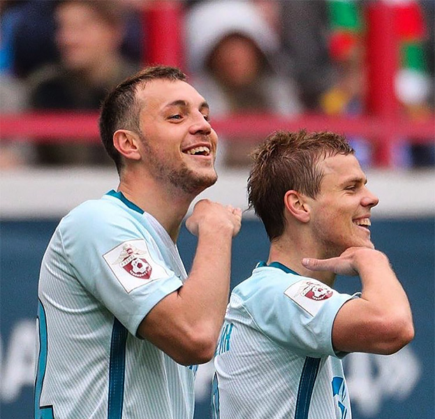 Дзюба и Кокорин с тайным посланием