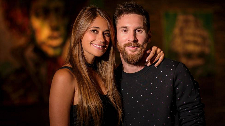 Антонелла Рокуццо и Лионель Месси