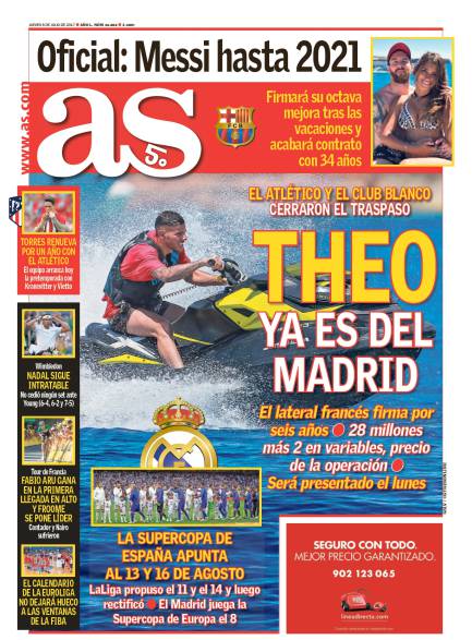 Первая полоса AS